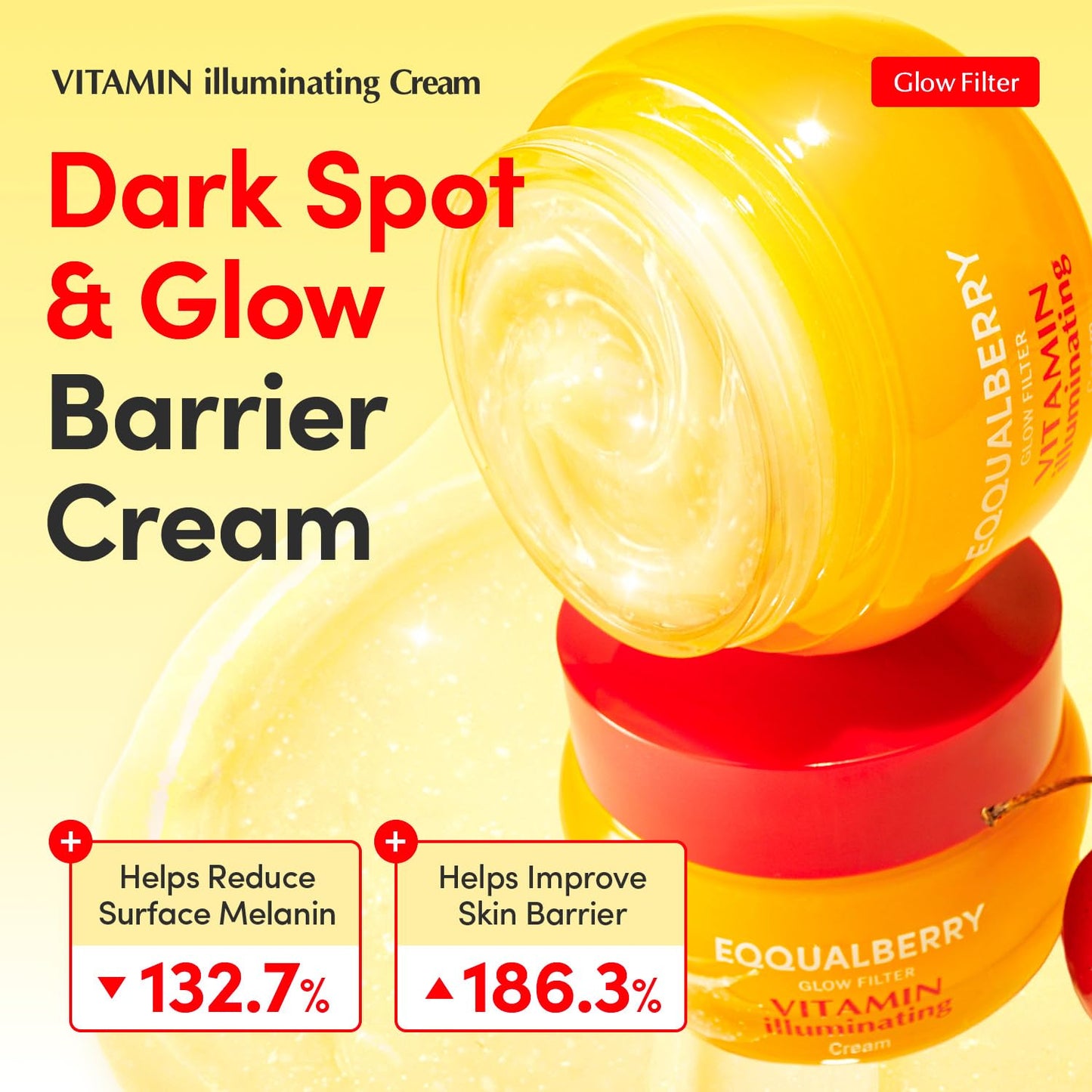 Crema Facial con Vitamina C, 5% Niacinamida y 3% TXA, Hidratación Ligera