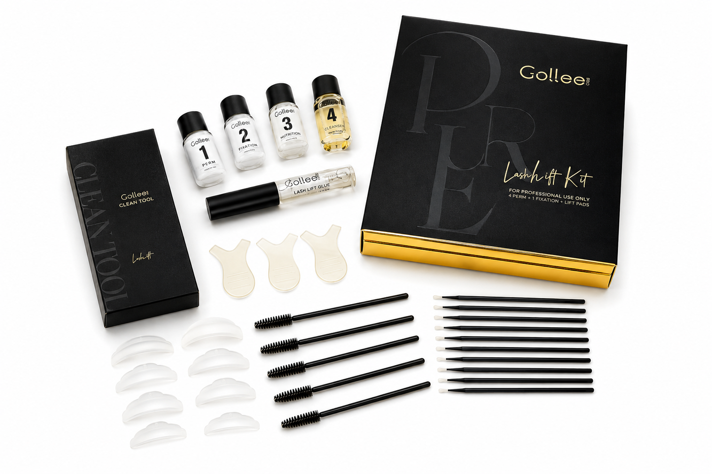 Kit de levantamiento de pestañas y kit de laminación de cejas Kit profesional